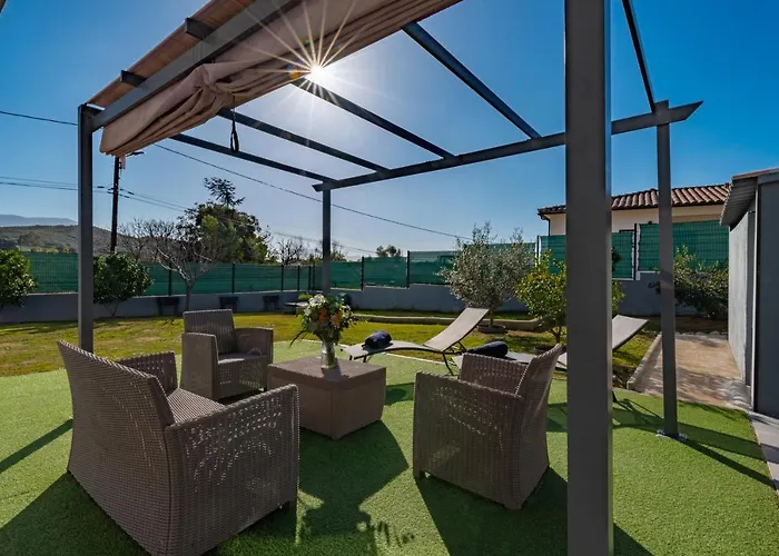 Proche Ajaccio, Magnifique Avec Piscine Privee 8 Personnes Ferienhaus Afa