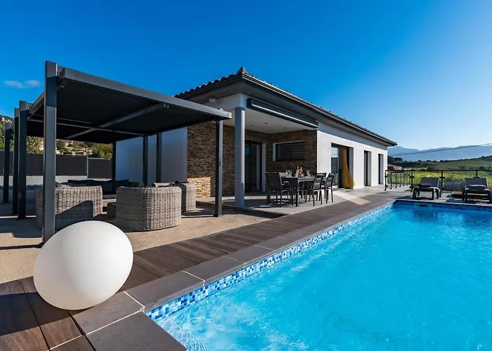 Proche Ajaccio, Magnifique Avec Piscine Privee 8 Personnes * Afa