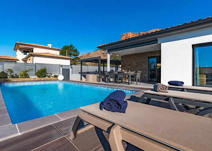 Proche Ajaccio, Magnifique Avec Piscine Privee 8 Personnes 度假居 *